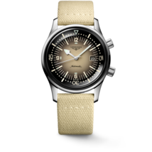 Longines Legend Diver 42 MM Automatic Beige Strap Watch L37744302 - £1,756.14 GBP