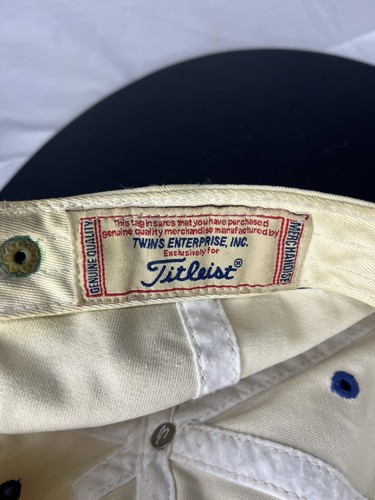 Titleist University If Kentucky Wildcats Strapback Hat Cap White Distressed Golf Item image 6