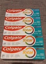 5 Pk. Colgate Total Fresh Mint Stripe Gel Toothpaste 3.3Oz (MO17) - $24.30