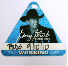 George Strait Authentic 2010 concert tour Staff Crew Backstage Pass CUBE (0929M) - £18.47 GBP