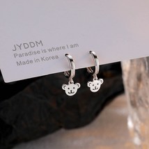 925 Silver Hollow Cat Earrings For Women Personality Cute Kitten Butterfly Earri - £7.17 GBP