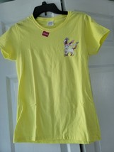Yellow  Pokemon Tee Tshirt Sylveon NWT Wow Ladies Adult Size S Heavy cotton - £11.01 GBP