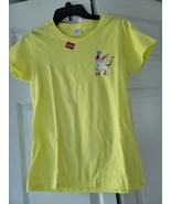 Yellow  Pokemon Tee Tshirt Sylveon NWT Wow Ladies Adult Size S Heavy cotton - £11.00 GBP