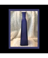 Vintage Tall Frosty Cobalt Vase - £19.98 GBP