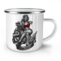 Engineer Girl Engine Sexy NEW Enamel Tea Mug 10 oz | Wellcoda - £20.07 GBP