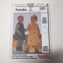 Burda 2633 Size 12M-5 Toddler&#39;s Dress Jumper - £10.28 GBP