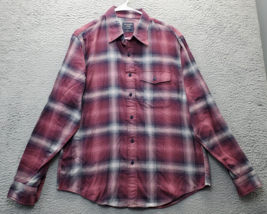 Abercrombie &amp; Fitch Shirt Mens XL Multi Plaid Long Sleeve Collared Butto... - $20.32