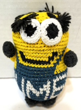 Despicable Me Minion Stuffed Beanie Doll Handmade in Cozumel 4.5 in - £12.52 GBP