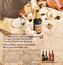 1966 Hiram Walker Cordials Advertisement Vintage Distillery Liqueurs DWJJ11 - $29.99
