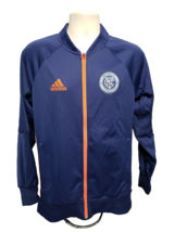 Adidas MLS New York City Football Club Womens Medium Blue Anthem Track Jacket - £30.52 GBP