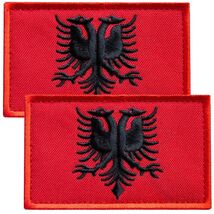 Bluyellow Albania Flag Embroidered Patch 2 Pcs 2x3 Inches Tactical Hook ... - $3.40 Bluyellow Albania Flag Embroidered Patch 2 Pcs 2x3 Inches Tactical Hook ... - $3.40