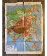Alte Vintage Israel Karte Asien 1950’er Jahre - $16.67 CAD