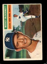 1956 Topps #340 Mickey Mcdermott Vg Yankees *NY6965 - £20.40 GBP