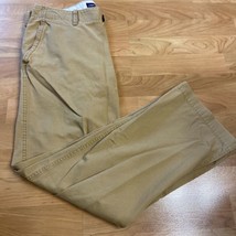 American Eagle Khaki Pants 32x32 Beige Chino Relaxed Straight Jeans - £9.46 GBP