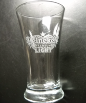Heineken Premium Light Shot Glass Miniature Beer Glass Etched Heineken Logo - £6.40 GBP
