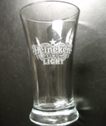 Heineken Premium Light Shot Glass Miniature Beer Glass Etched Heineken Logo - £6.27 GBP