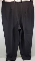 I2) Women's Polyester Black Work Dress Pants Size 22 Inseam 27 - $7.91
