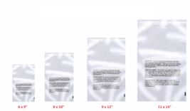 100 Pcs Poly Bags Self Seal With Warning Resealable Suffocation Warning  1.5 Mil - $12.86+