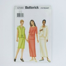 Butterick 6500 Fast &amp; Easy Sewing Pattern Misses Petite Jacket Vest Dres... - $9.89