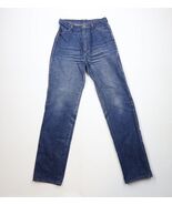 Vtg 80s 90s Streetwear Womens 12 Distressed Straight Leg Denim Jeans Blu... - $719.71 MXN