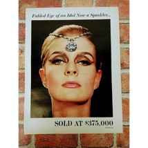 1963 - Fabled Eye of an Idol Diamond - Beautiful Woman - PRINT AD Vtg Ep... - £7.63 GBP