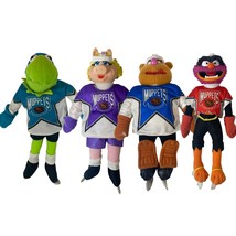 1995 McDonalds NHL Hockey Miss Piggy Kermit Fozzie Animal Muppets Plush ... - £34.53 GBP