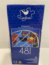 New in box! Cardinal Amusement Park Ferris Wheel 48 piece Jigsaw Puzzle ... - $4.46