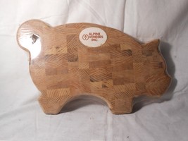 Alpine Veneers Pig Shaped Cutting Board NEW - $27.77