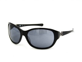 Oakley Abandon Women&#39;s Sunglasses, Shiny Black / Gray 60-17-120 [Scratch... - £46.67 GBP