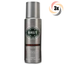 3x Sprays Brut Identity Scent Deodorant Body Spray For Men | 200ml - £18.69 GBP
