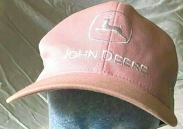 John Deere Pink SnapBack Snap Back Baseball Cap Hat Cary Francis Group - $5.85