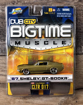 Jada Dub City Bigtime Muscle &#39;67 Shelby GT-500KR Gold Black Stripe Dieca... - £10.07 GBP