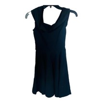 B Darlin Juniors Off-The-Shoulder A-Line Dress Size 0 Color Black - £16.74 GBP
