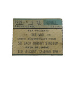 The Who 1989 San Diego 25th Anniversary Tour Concert Ticket Stub 8/22/1989 - $15.00