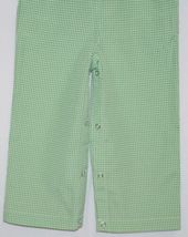 Ellie O Gingham Full Lined Longall Size 18 Months Color Green image 4