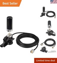 Omni-Directional Vehicle Ham Radio Antenna with Fixed Lip Mount Bracket - $1,036.84 MXN