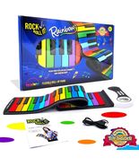 Rock and Roll It - The Original Rainbow Piano. Roll Up Flexible Piano 49... - $971.27 MXN