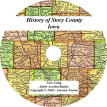 1911 History &amp; Genealogy of STORY COUNTY IOWA Nevada Ames Story City IA Families - £4.59 GBP