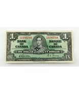 1937 Bank Von Canada Ein Dollar Banknote (F) Fein Zustand Pick #58d - €62,05 EUR