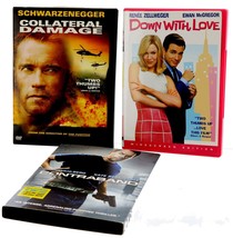 3 Pack of DVD&#39;s, 3 Movies Collateral Damage, Down With Love, Contraband. - £6.29 GBP