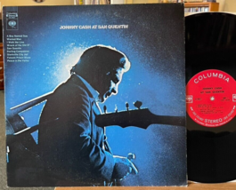 Johnny Cash At San Quentin Vinyl LP Columbia CS 9827 A Boy Named Sue 2-Eye Label - £12.05 GBP