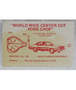 CBC QSL Ham Radio Card Postcard Pres Pork Chop Gem City Kings &amp; Queens C... - £3.89 GBP