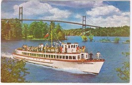 Ontario Postcard M V Miss Kingston Entrance To Lost Channel 1000 Islands - £3.05 GBP