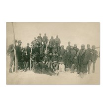 1890 Buffalo Soldiers in Fort Keogh Montana Photo Print Wall Art Poster - £15.97 GBP+