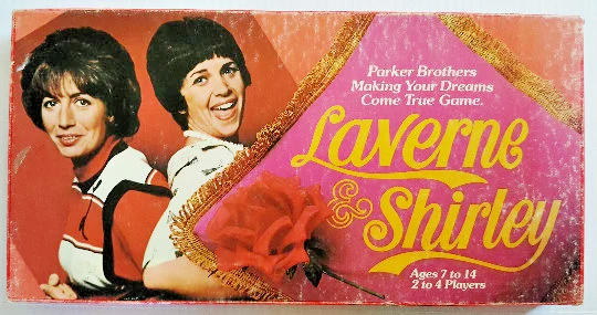 LAVERNE SHIRLEY Board Game 1977 Parker Brothers Great Graphics Complete ... - $39.59