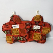 Vtg 70s Hawaiian Open Print Souvenir Pot Holders Hawaii Tiki Bar Kitchen Decor 2 - £23.41 GBP