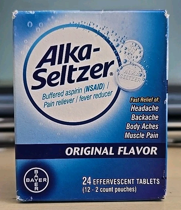 Alka-Seltzer Original flavor 24 Tablets  Exp 11/2025 - $9.44