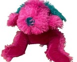 A Makt Company Hot Pink Puppy Plush Blue Ears and Tail 16 inches - £9.06 GBP