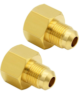 3/8&quot; Flare to 1/2&quot; NPT Female Propane Gas Line Adapter Brass Flare Tube ... - €11,64 EUR