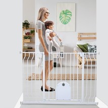 Baby Gates For Doorways,Baby Gate With Cat Door,30 Height Dog Gates For The Ho - $72.99